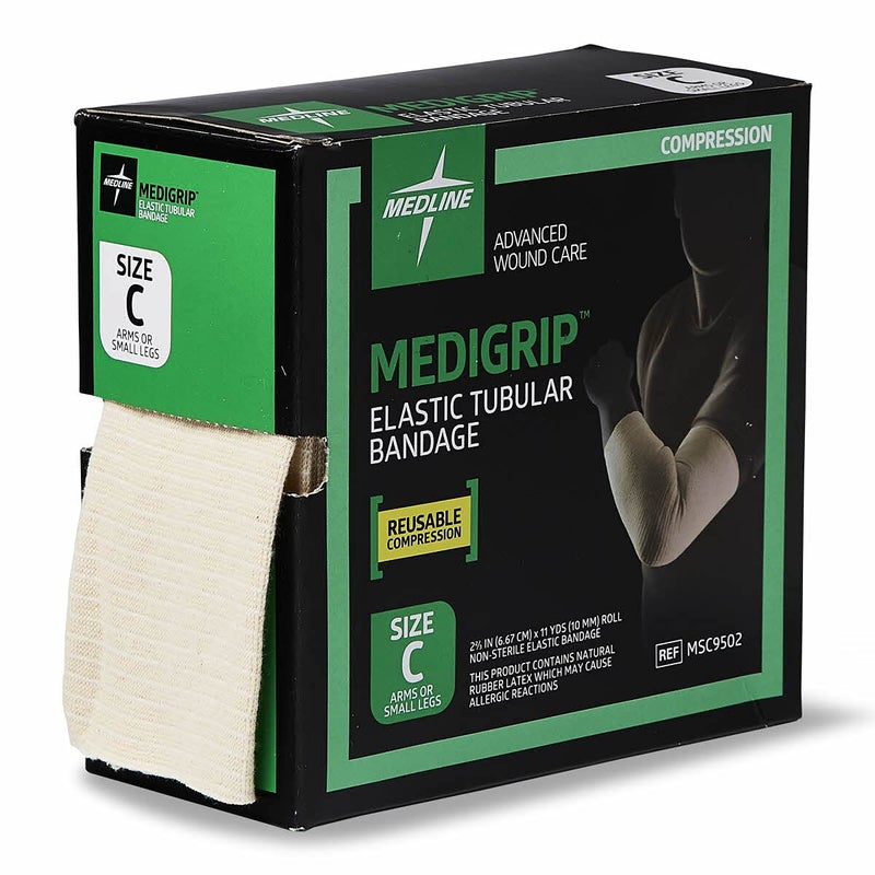 Medline Medigrip Elastic Tubular Bandages, Size C, For Large Arms Or Legs - Image 4